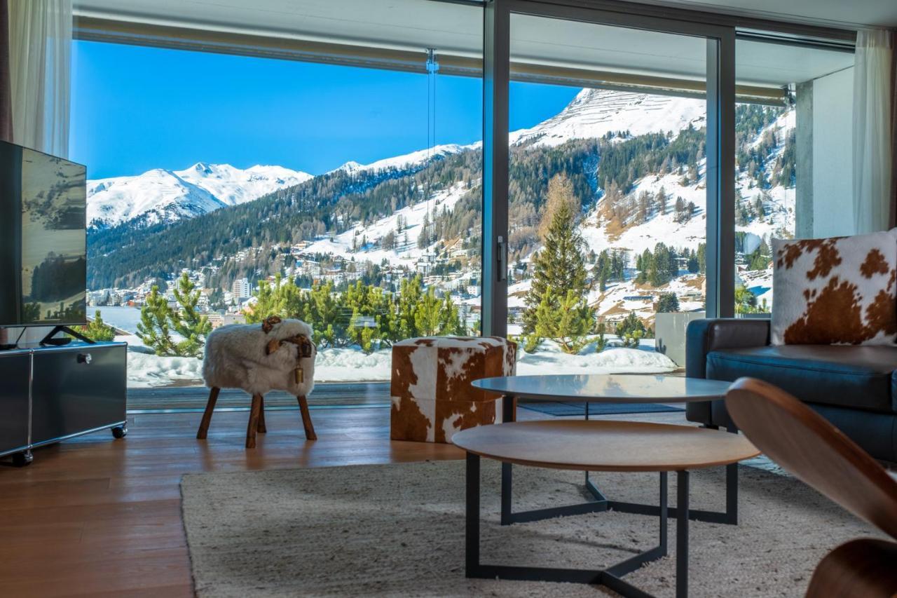 Luxury Panorama Apartment With Alpengold Spa Access Νταβός Εξωτερικό φωτογραφία